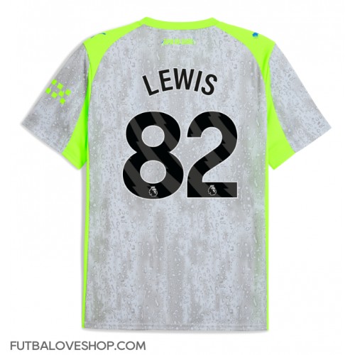 Dres Manchester City Rico Lewis #82 Tretina 2025-26 Krátky Rukáv